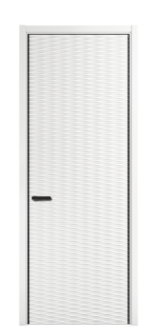 Дверь межкомнатная Волна Цвет Белый Покрытие ЭМАЛИ Эмаль Наличник  L 50 Цена 65910