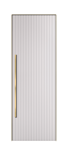 Дверь межкомнатная Сплайн Цвет Крем Покрытие ЭМАЛИ Эмаль Наличник Скрытый короб золото Цена 63935