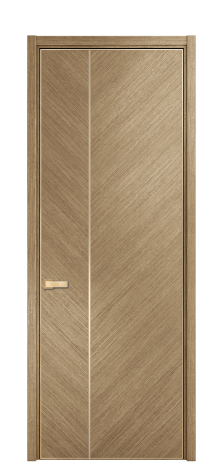 Дверь межкомнатная Юнит Слот 10-111 Цвет Дуб Янтарь Покрытие ШПОН Дуб с эффектами Наличник L 50 Цена 67283