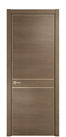 Дверь межкомнатная Слот 10-002 Цвет Дуб Мускат Покрытие ШПОН Дуб Наличник L 75 Цена 53518