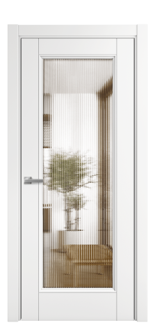 Дверь межкомнатная Савона Цвет Белый Покрытие Эмаль  Наличник L 75 Цена 90975
