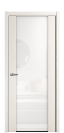 Дверь межкомнатная Варио 11 Цвет Ясень Молочный Покрытие Шпон крашеный  Наличник L 50 Цена 50175