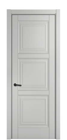 Дверь межкомнатная Элеганс 3 Цвет Телегрей Покрытие Эмаль  Наличник L 75 Цена 48475