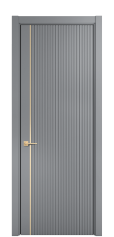 Дверь межкомнатная Меццо Слот 12 Цвет Гриджио Покрытие ЭМАЛИ Эмаль Наличник L 75 Цена 49599