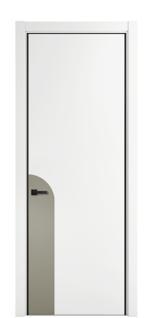 Дверь межкомнатная Дуэт 20 Цвет Белый Покрытие ЭМАЛИ Эмаль Наличник L 75 Цена 53556